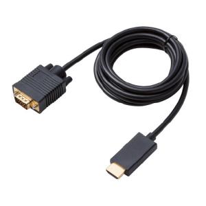 エレコム ＨＤＭＩ用ＶＧＡ変換ケーブル　ＨＤＭＩ　ｔｏ　ＶＧＡ　２ｍ CAC-HDMIVGA20BK