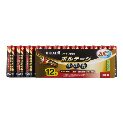 マクセル アルカリ乾電池　ボルテージ　単３形　１２本 LR6-T-12P