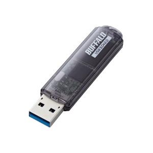 BUFFALO バッファローUSBメモリー USB3.0 64GB ブラック RUF3-C64GA-BK｜papyruscompany