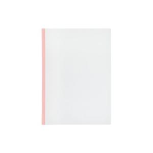 クリアファイル カウネット ガイド付きレールクリヤーホルダースリム　Ａ４タテ５０枚とじ桃　１０冊入り...