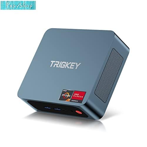 TRIGKEY ミニpc Speed S5 Pro AMD Ryzen 7 5800H(8 コアと ...