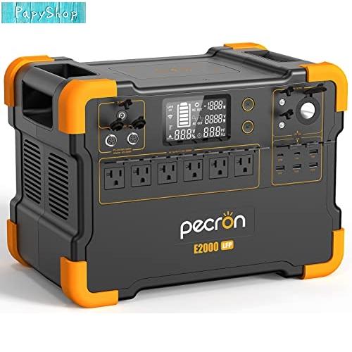 PECRON ポータブル電源 E2000LFP リン酸鉄 大容量 1920Wh AC高出力2000W...