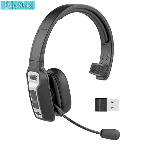 Bluetooth ヘッドセット 片耳 マイク/usb ドングル/アダプ 付き ハンズフリー 通話 ...