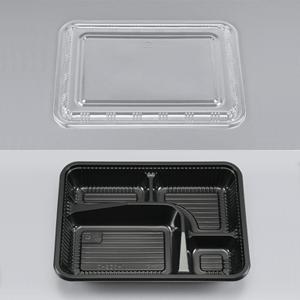 [あす着く]シーピー化成 使い捨て 弁当容器 業務用 Z-253-1 BS 黒 セット 100枚