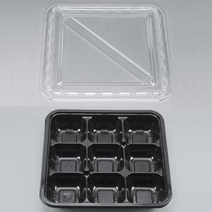 シーピー化成 使い捨て 弁当容器 業務用 ZY-926 漆黒 セット 100枚