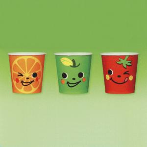 紙コップ かわいい 大好きプチカップ３柄アソート 100ml 24個 P Like 1 パケットポーチェ 通販 Yahoo ショッピング