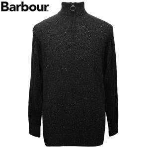 Barbour バブアー セーター メンズ ニット ハーフジップ 長袖 ネイビー