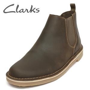 クラークス 靴 メンズ ブーツ サイドゴア 9 1/2 M(約27.5cm) CLARKS Bushacre 3UP 新品｜paradis2