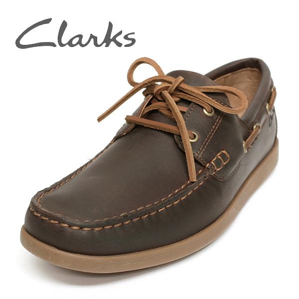 クラークス 靴 メンズ デッキシューズ カジュアルシューズ 8 1/2 M(約26.5cm) CLA...