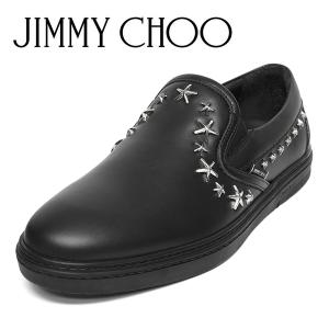 ジミーチュウ メンズ 靴 スリッポンシューズ スニーカー スタースタッズ サイズ43(約28cm) JIMMY CHOO GROVE OZZ 新品