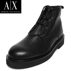 アルマーニ エクスチェンジ 靴 メンズ ブーツ レザー ARMANI EXCHANGE XUM003...