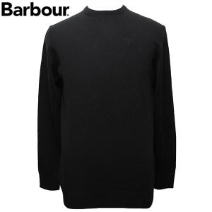 バブアー Barbour セーター メンズ ニット クルーネック 丸首 長袖  ブラック MKN0345 BK31｜paradis