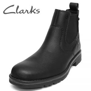 クラークス 靴 メンズ ブーツ サイドゴア  ウォータープルーフ 防水加工 CLARKS Morris Up｜paradis