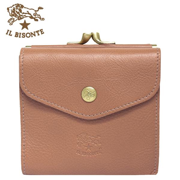 イルビゾンテ 財布 レディース 2つ折り財布 がま口 IL BISONTE SMW011 PVX00...