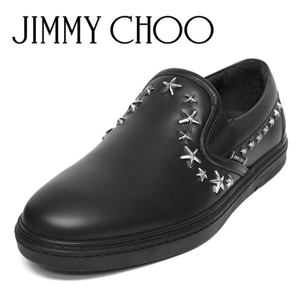 ジミーチュウ メンズ 靴 スリッポンシューズ スニーカー スタースタッズ JIMMY CHOO GR...