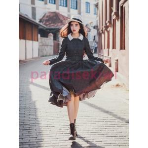 レトロ ワンピース 襟付き ファッション の商品一覧 通販 Yahoo ショッピング