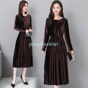 ワンピース ベロア パーティードレスの商品一覧 通販 Yahoo ショッピング