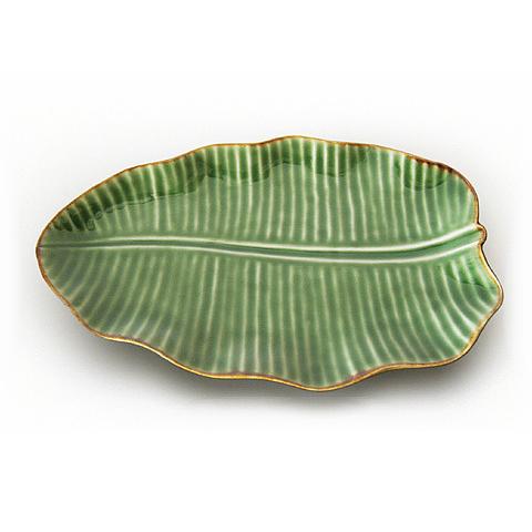 ジェンガラ ケラミック食器/JENGGALA/ Large Banana Leaf Plate　R-...