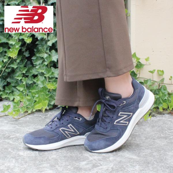 D幅 NB WW880 返品交換可 BC7 2025新色 ネイビー ニューバランス Walking ...