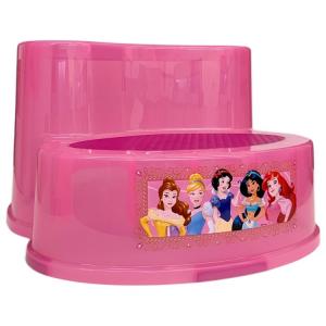 子供 2段 ステップ ディズニー プリンセス ピンク 滑り止め付き