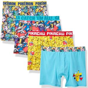 ボクサーブリーフセット 子供 ポケットモンスター 4枚組み 100-140cm ウルトラクール 男児 キッズ 下着 子ども用 パンツ トランクス