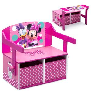 ミニーマウス 収納ベンチテーブル