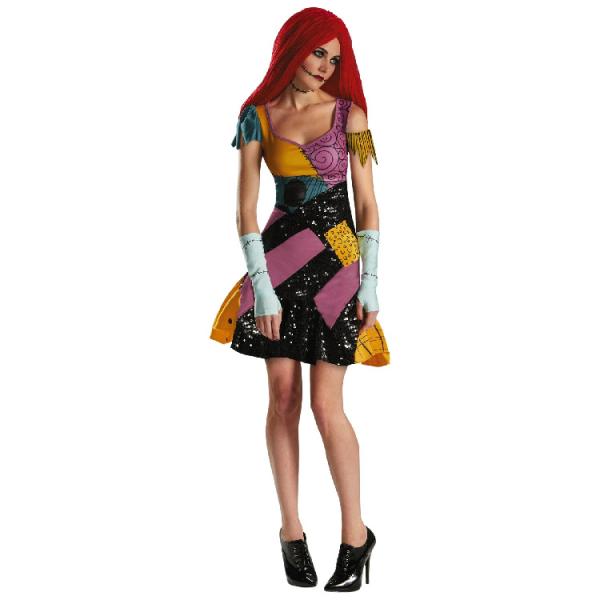 コスチューム ナイトメアー・ビフォア・クリスマス サリー ウィッグ付き 165-175cm 大きい ...