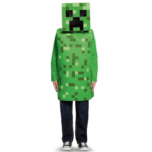 売切価格/マインクラフト クリーパー ハロウィン キッズ コスチューム 男の子 125-150cm ...