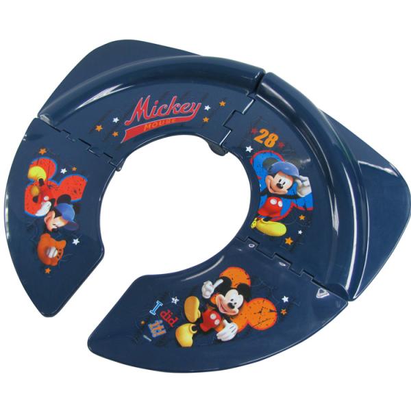 補助便座 ミッキーマウス ネイビー 折りたたみ便座 ポッティシート ディズニー 携帯 disney_...