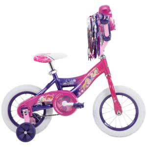 12インチ ディズニー プリンセス 子供 キッズ ジュニア用 自転車 子ども 補助輪付 Huffy ...