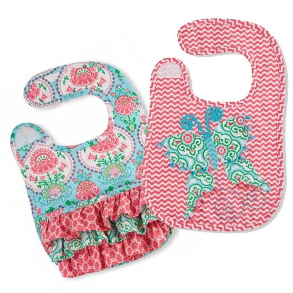 売切価格/ マッドパイ スプリングビブ バタフライ フラワー スタイ よだれかけ ベビー用 mudp...