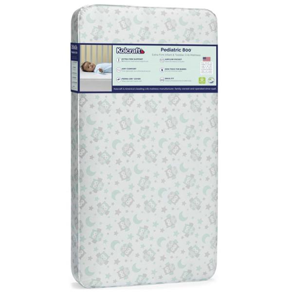 マットレス トドラーサイズ ミント/オウル インナースプリング 80コイル キッズ コルクラフト 幼...