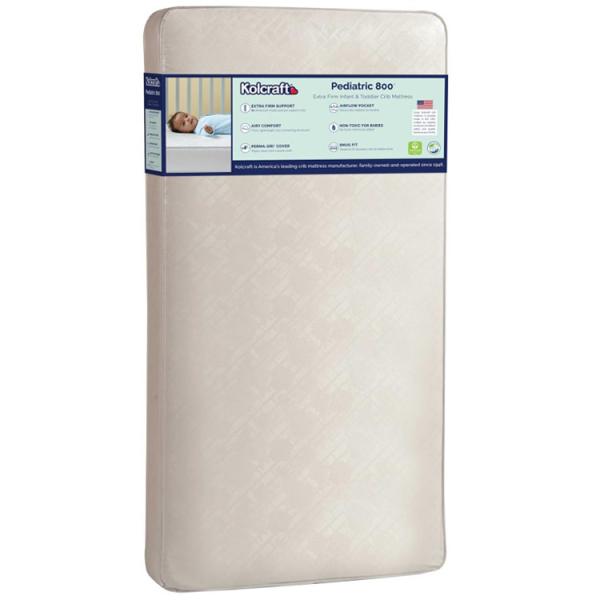 マットレス トドラーサイズ クリーム インナースプリング 80コイル キッズ コルクラフト 幼児用 ...