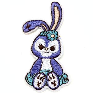 ワッペン ステラルー バレエ 座 刺繍 アイロン キャラクター うさぎ ダッフィ ディズニー ワッペン アップリケ｜paranino2号店