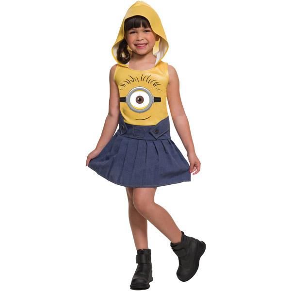 売切価格/ コスプレ キッズ アニメ ミニオン コスチューム 女の子 90-120cm ハロウィン ...
