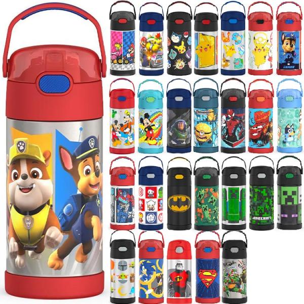 サーモス ストロー 水筒 子供 350ml THERMOS ステンレス ストローマグ 男の子 カーズ...