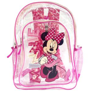 Disney（ディズニー） リュックサック ミニーマウス クリア Lサイズ