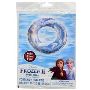 ハローキティ (ヒョウ柄) スイムリング 足穴 O型 浮き輪 キティ 子供