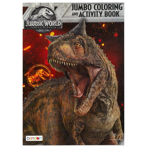 ディズニー ジュラシック ワールド 塗り絵 (ぬりえ) 恐竜 迷路 ワードサーチ アクティビティブッ...