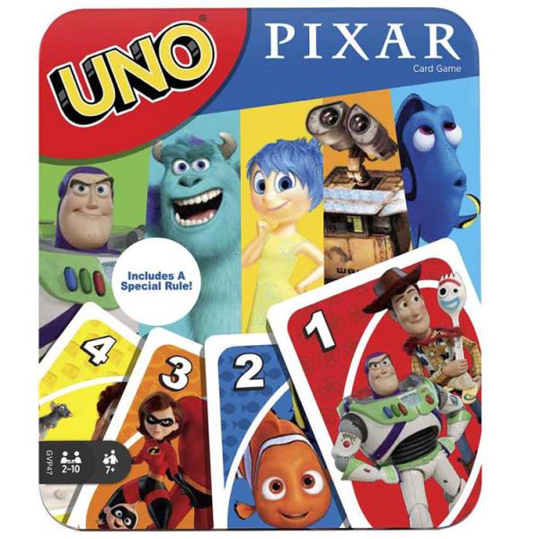 UNO ウノ ディズニー ピクサー トイストーリー ニモ モンスターズ 7歳から カードゲーム おも...