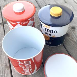 ブリキ缶 コロナ コカコーラ 収納 2000m...の詳細画像1