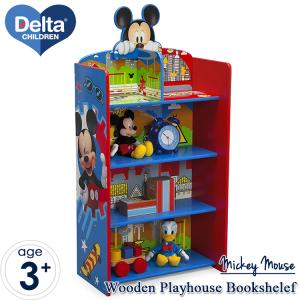 デルタ 子供用 本棚 ディズニー ミッキーマウス ドールハウス ブックスシェルフ ミッキー 子ども家具 Delta｜paranino