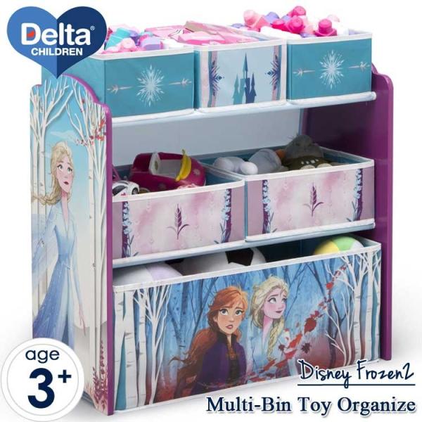 デルタ マルチ おもちゃ箱 ディズニー アナと雪の女王２子供用 家具 収納 キャラクター おもちゃ ...