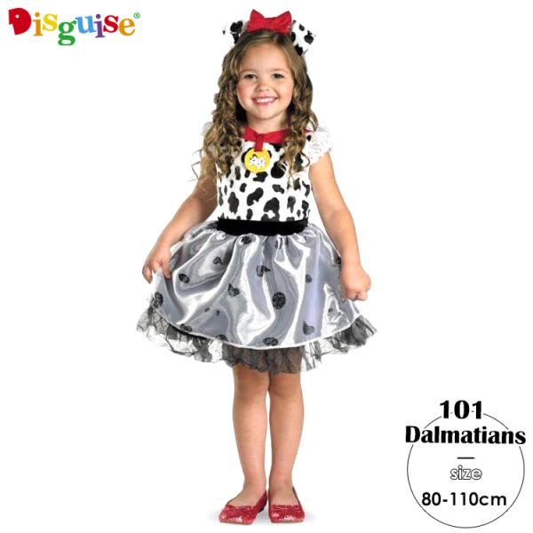 ディズニー 101匹わんちゃん ダルメシアン 犬 ドッグ コスチューム 女の子 80-110cm D...