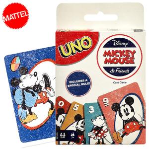 UNO ディズニー ミッキー＆フレンズ ウノ カードゲーム おもちゃ 新品 キャラクター ライセンス パーティゲーム マテル