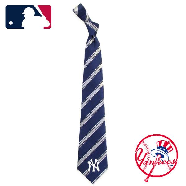 MLB公式商品 ニューヨーク・ヤンキース ネクタイ レジメ ストライプ 柄 NY メジャーリーグ N...