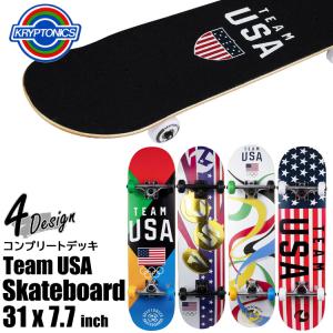 スケートボード コンプリート スケボー オリンピックモデル TEAM USA 完成品 初心者 組立済｜paranino