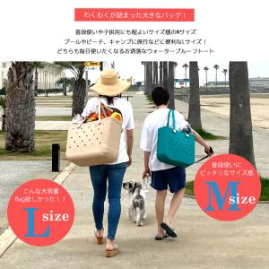 トートバッグ Mサイズ バスケット ビーチバッ...の詳細画像4
