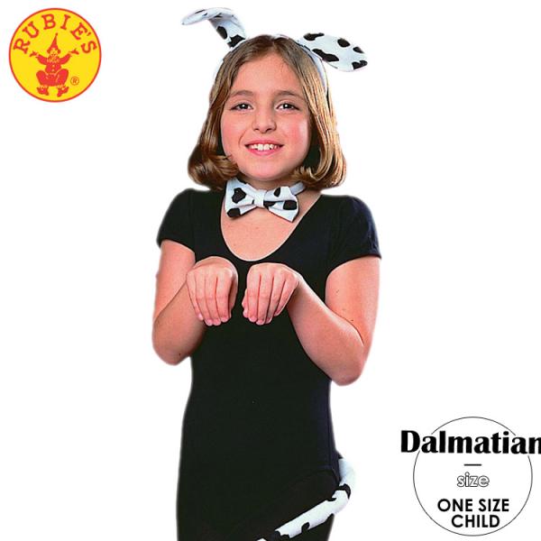 売切価格/ ダルメシアン 犬 ドッグ コスチューム アクセサリー 3点 セット カチューシャ しっぽ...