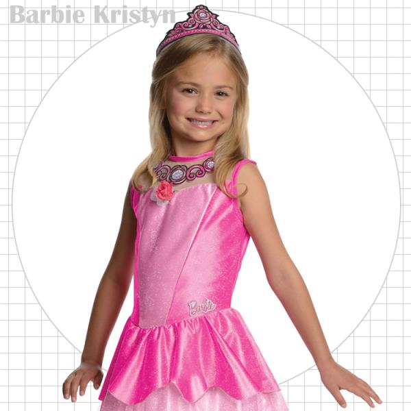 バービー クリスティン Barbie ピンク ドレス コスチューム 90-135cm 女の子 ルービ...